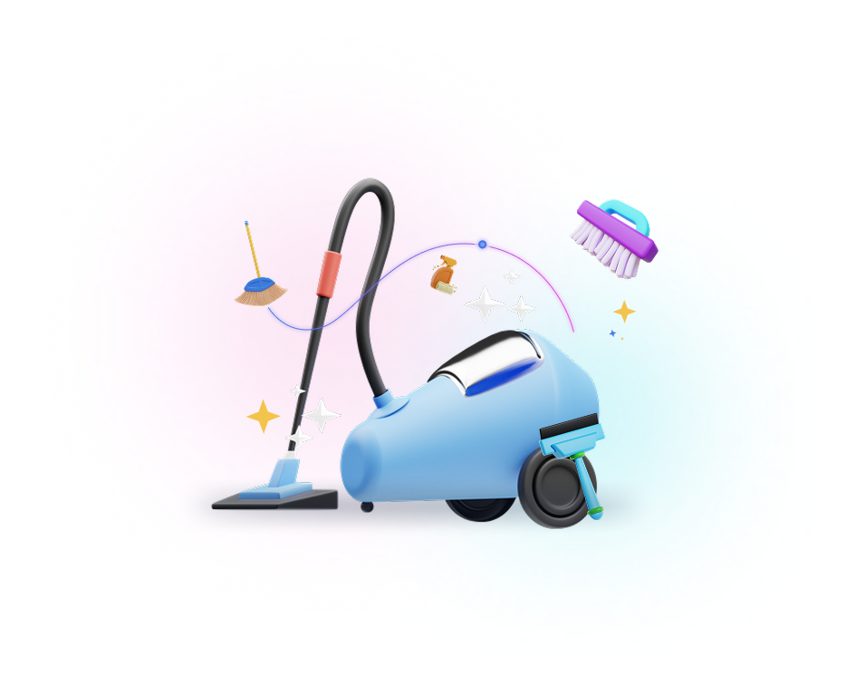 Cleaning illustration